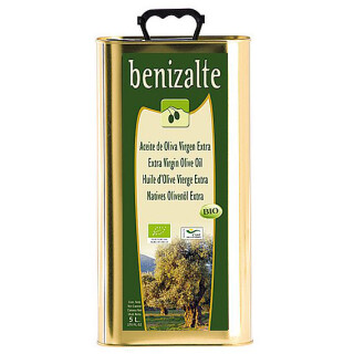 Olivenöl Benizalte BIO 5,00 l Kanister Nativ Extra 2026 La Flor de la Alpujarra